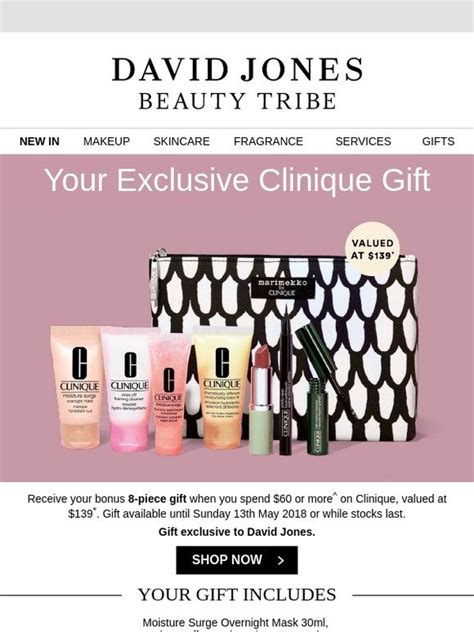 clinique david jones